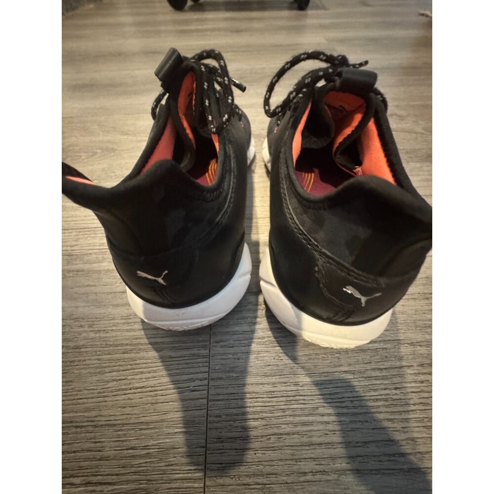New Puma Golf Ladies IGNITE FASTEN8 Shoes Black /Coral/Silver/High Rise 9 Medium - Picture 5 of 9